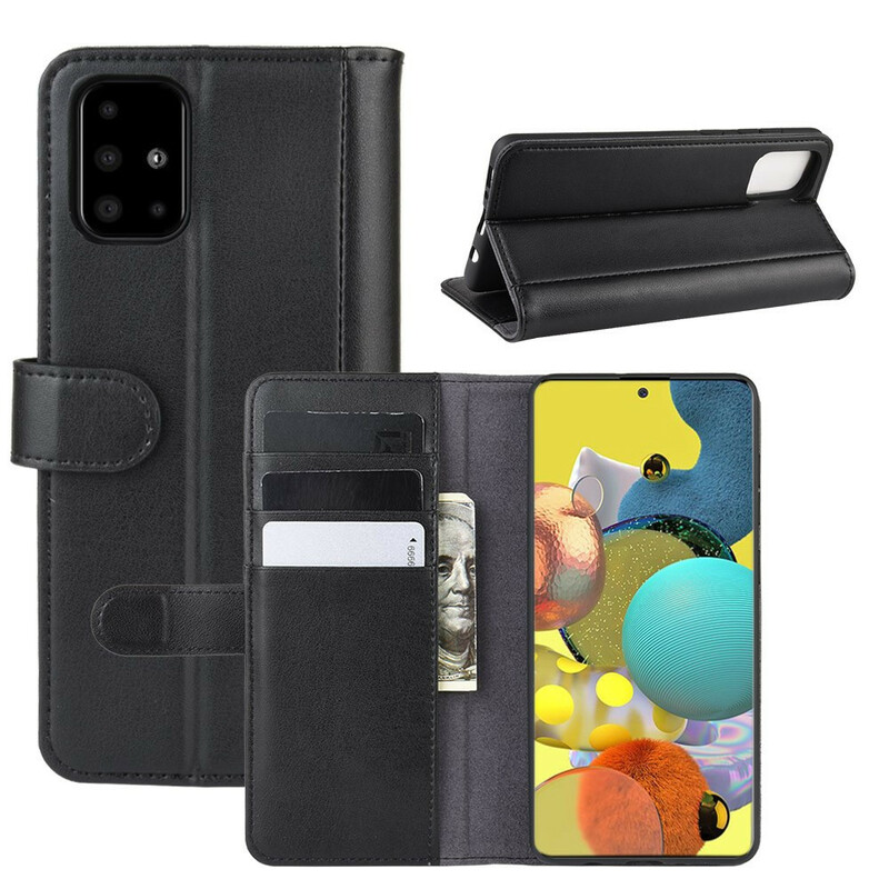 Housse Samsung Galaxy A51 5G Cuir Fendu Housse Samsung Galaxy A51 5G Cuir Fendu