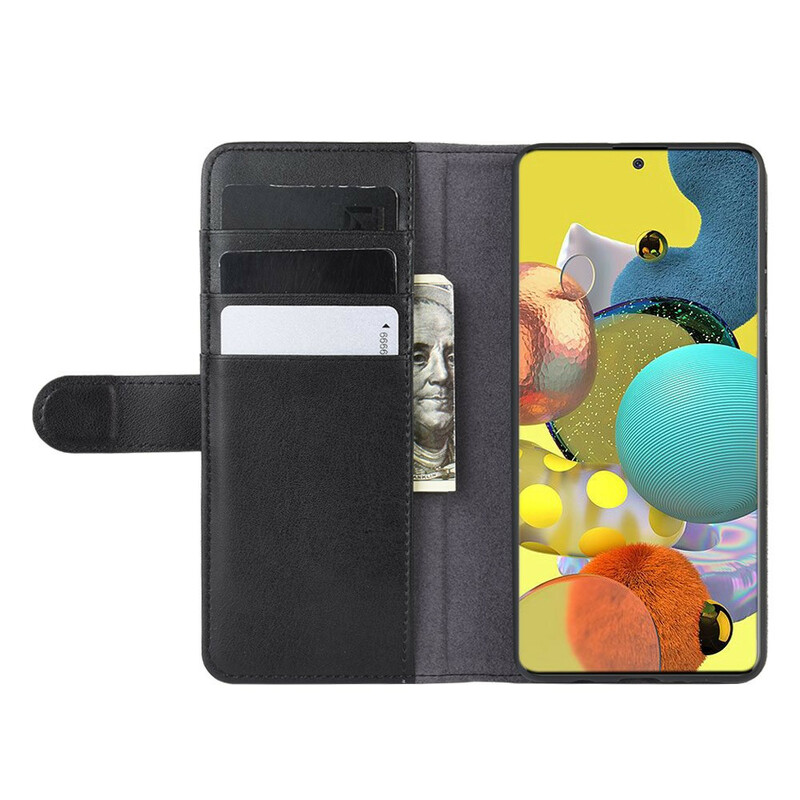 Housse Samsung Galaxy A51 5G Cuir Fendu Housse Samsung Galaxy A51 5G Cuir Fendu