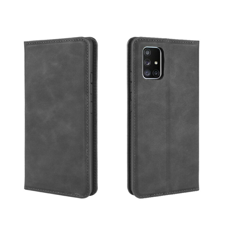 Flip Cover Samsung Galaxy A51 5G Effet Cuir Douceur