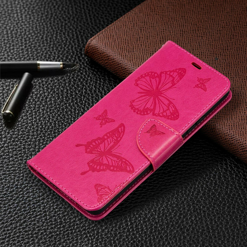 Housse Samsung Galaxy A42 5G Les Papillons en Vol avec Lanière Housse Samsung Galaxy A42 5G Les Papillons en Vol avec Lanière