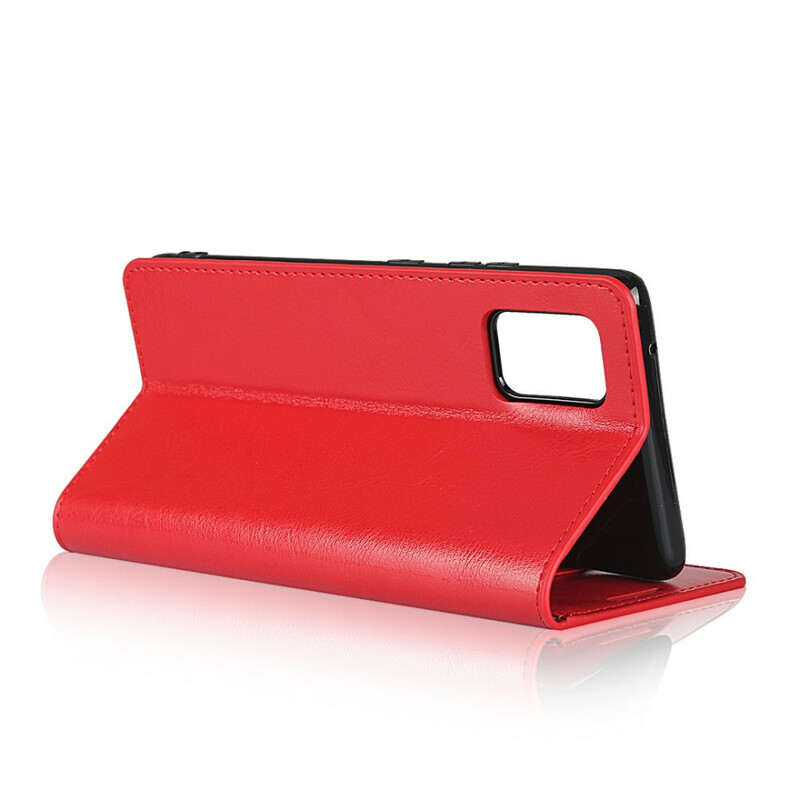 Flip Cover Samsung Galaxy A51 5G Cuir Véritable Flip Cover Samsung Galaxy A51 5G Cuir Véritable
