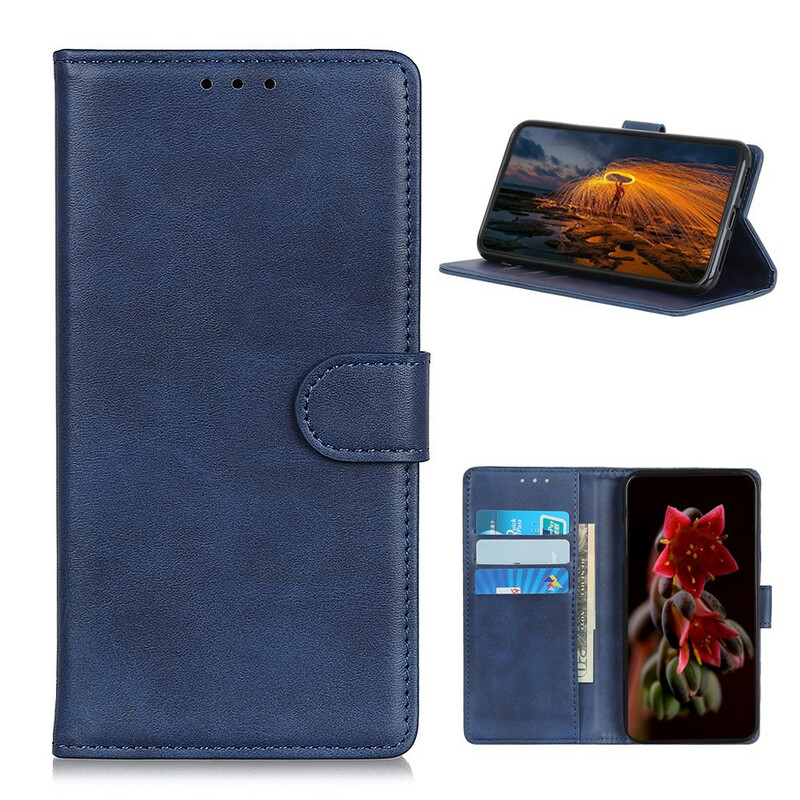 Housse Samsung Galaxy A42 5G Effet Cuir Mat Housse Samsung Galaxy A42 5G Effet Cuir Mat
