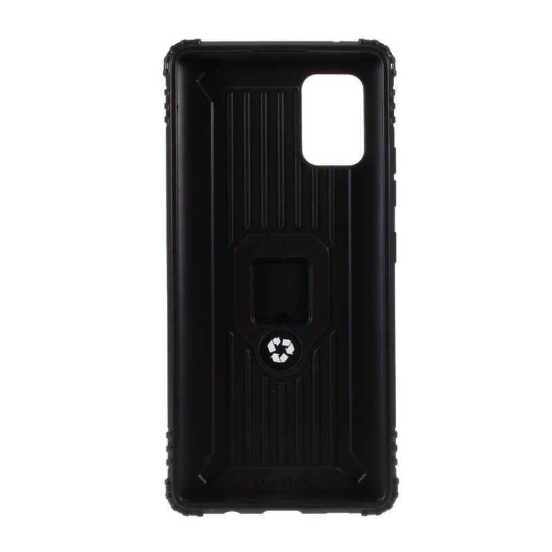 Coque Samsung Galaxy A51 5G Ring et Fibre Carbone Coque Samsung Galaxy A51 5G Ring et Fibre Carbone