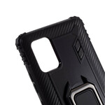 Coque Samsung Galaxy A51 5G Ring et Fibre Carbone Coque Samsung Galaxy A51 5G Ring et Fibre Carbone