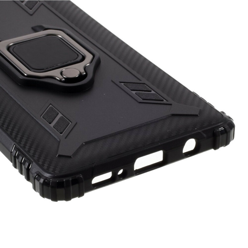 Coque Samsung Galaxy A51 5G Ring et Fibre Carbone Coque Samsung Galaxy A51 5G Ring et Fibre Carbone