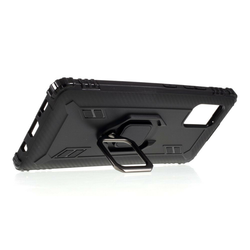 Coque Samsung Galaxy A51 5G Ring et Fibre Carbone Coque Samsung Galaxy A51 5G Ring et Fibre Carbone
