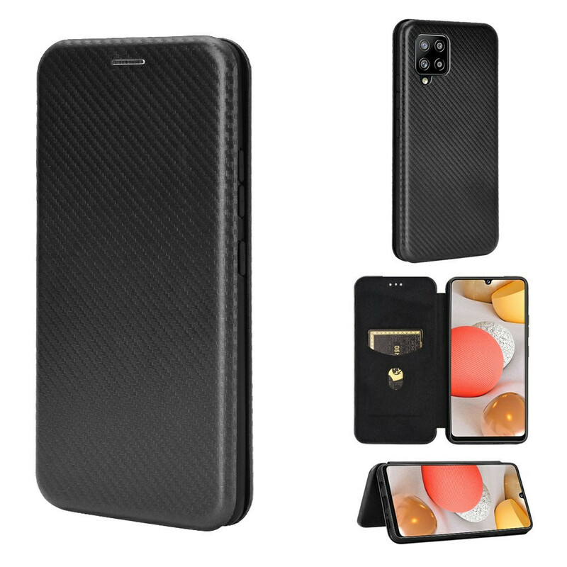 Flip Cover Samsung Galaxy A42 5G Fibre Carbone Flip Cover Samsung Galaxy A42 5G Fibre Carbone
