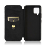Flip Cover Samsung Galaxy A42 5G Fibre Carbone Flip Cover Samsung Galaxy A42 5G Fibre Carbone