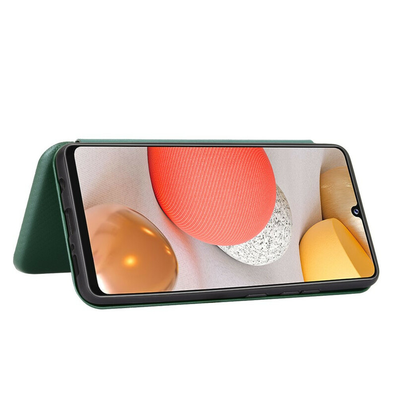 Flip Cover Samsung Galaxy A42 5G Fibre Carbone Flip Cover Samsung Galaxy A42 5G Fibre Carbone