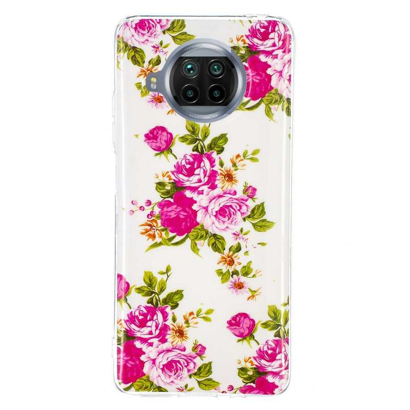 Coque Xiaomi Mi 10T Lite Fleurs Liberty Fluorescente