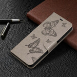 Housse Xiaomi Mi 10T Lite Papillons Imprimés à Lanière Housse Xiaomi Mi 10T Lite Papillons Imprimés à Lanière