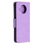 Housse Xiaomi Mi 10T Lite Papillons Imprimés à Lanière