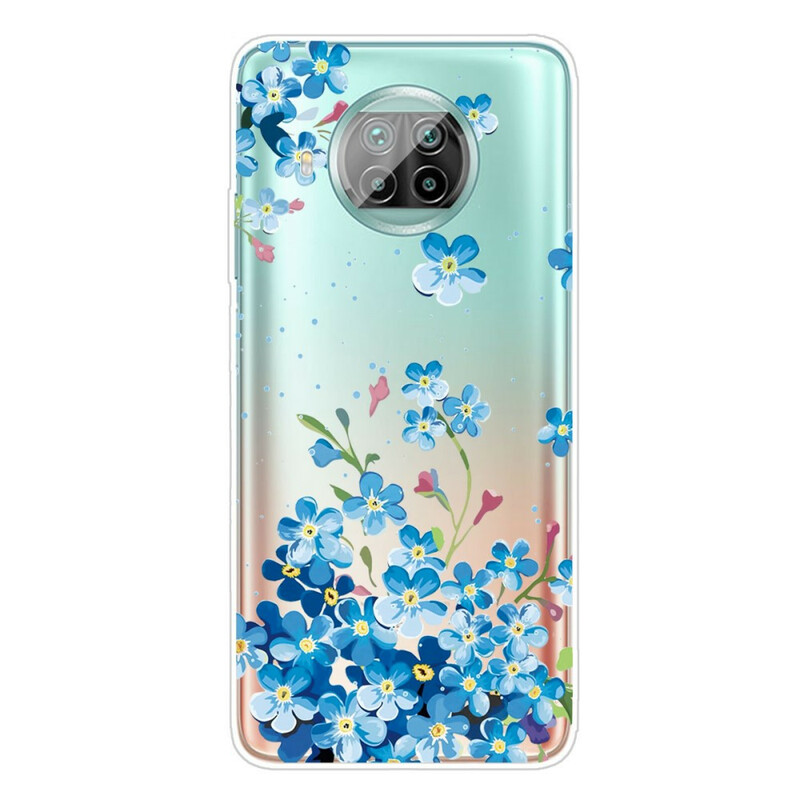 Coque Xiaomi Mi 10T Lite Bouquet de Fleurs Bleues
