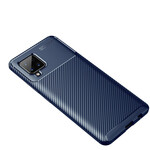Coque Samsung Galaxy A42 5G Flexible Texture Fibre Carbone