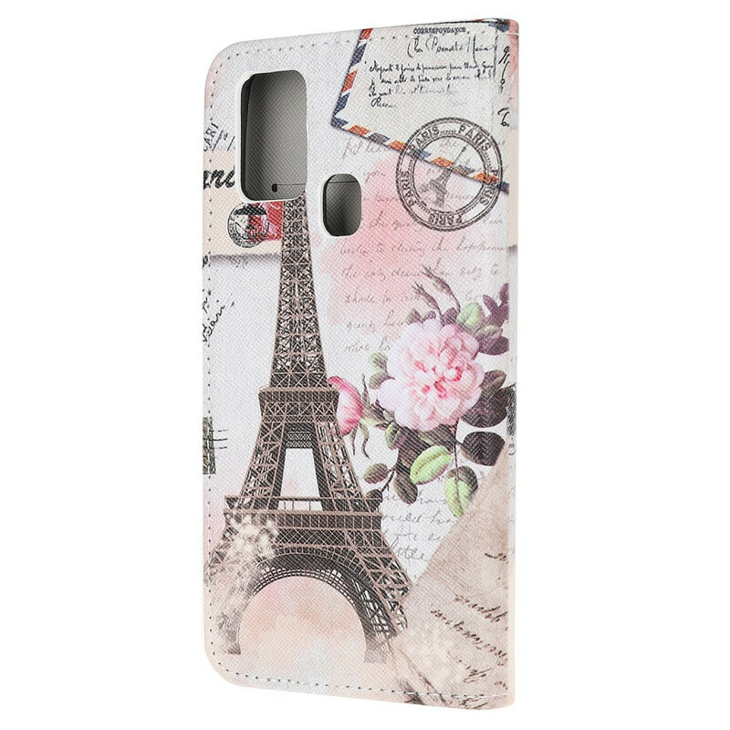 Housse OnePlus Nord N10 Tour Eiffel Rétro