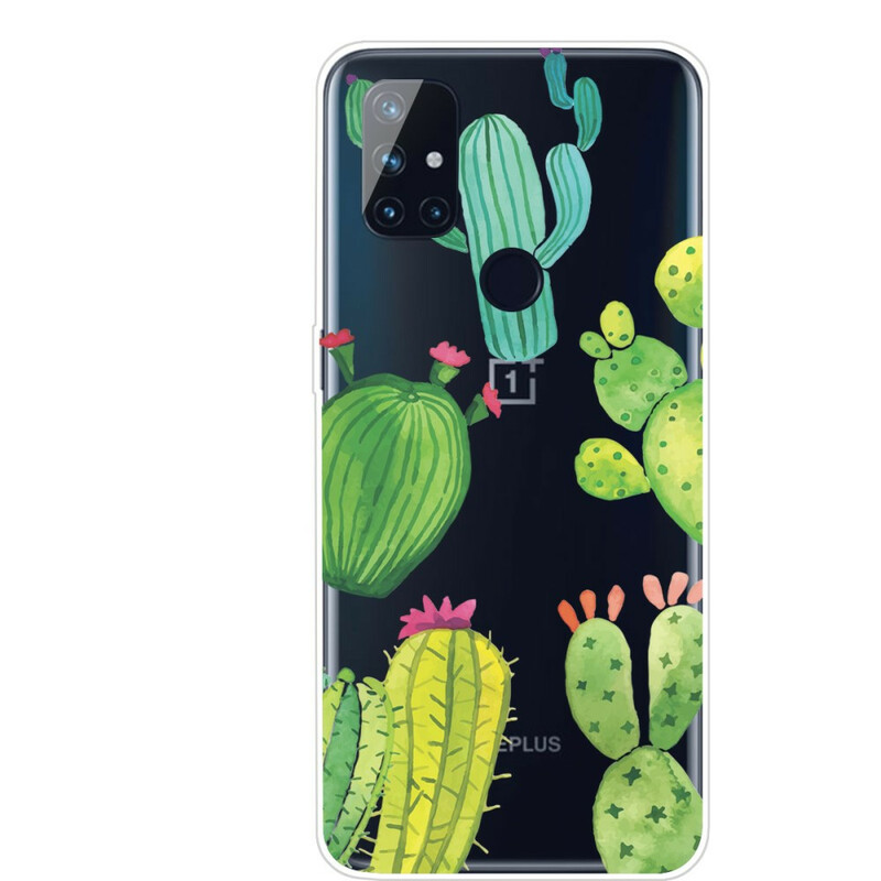 Coque OnePlus Nord N10 Cactus Aquarelle
