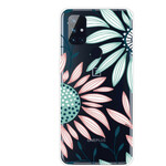 Coque OnePlus Nord N10 Transparente Une Fleur Coque OnePlus Nord N10 Transparente Une Fleur