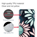 Coque OnePlus Nord N10 Transparente Une Fleur Coque OnePlus Nord N10 Transparente Une Fleur