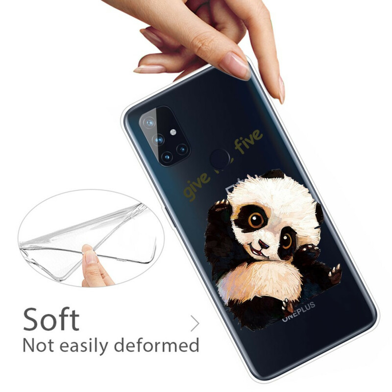 Coque OnePlus Nord N10 Transparente Panda Give Me Five