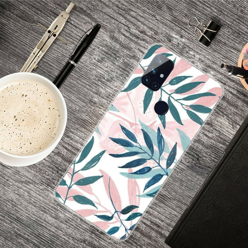 Coque OnePlus Nord N10 Feuilles
