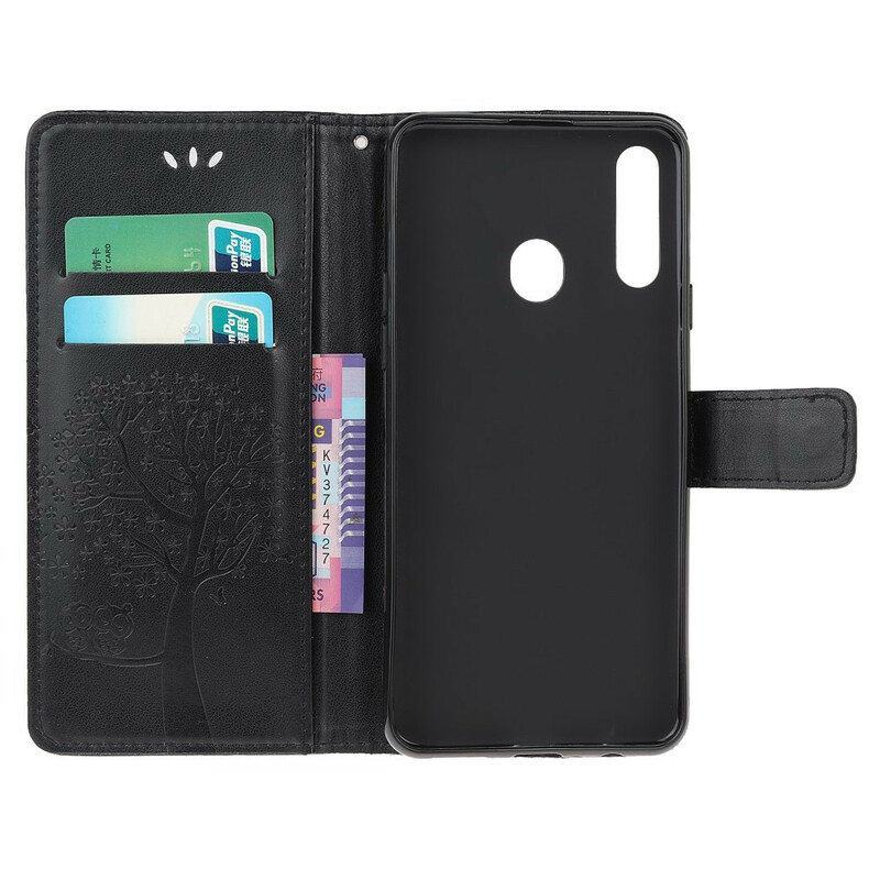 Housse Samsung Galaxy A20s Arbre et Hiboux à Lanière Housse Samsung Galaxy A20s Arbre et Hiboux à Lanière