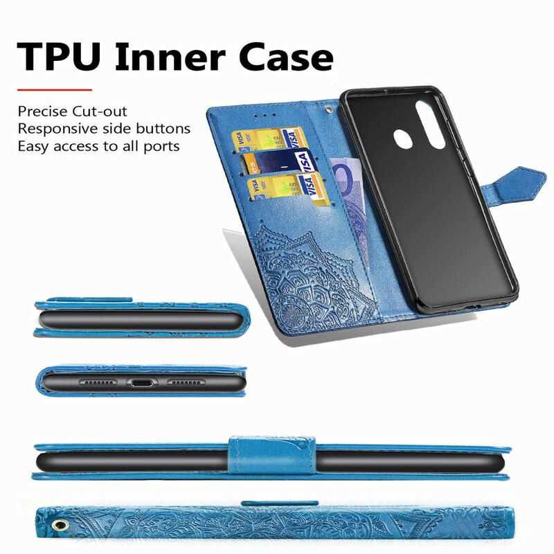 Housse Samsung Galaxy A20s Mandala Moyen Age Housse Samsung Galaxy A20s Mandala Moyen Age