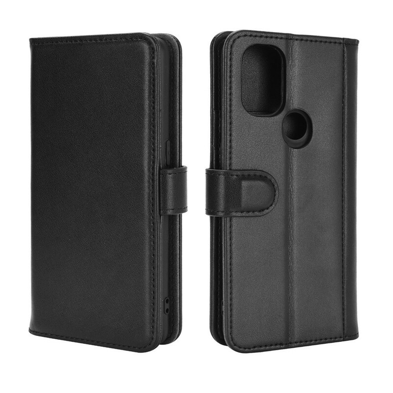 Housse OnePlus Nord N10 Cuir Véritable Housse OnePlus Nord N10 Cuir Véritable