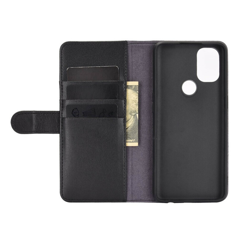Housse OnePlus Nord N10 Cuir Véritable Housse OnePlus Nord N10 Cuir Véritable