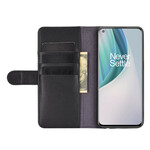 Housse OnePlus Nord N10 Cuir Véritable Housse OnePlus Nord N10 Cuir Véritable