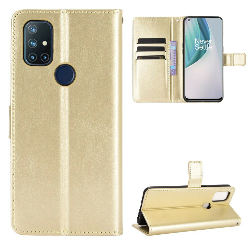 Housse OnePlus Nord N10 Simili Cuir Flashy