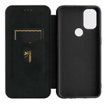 Flip Cover OnePlus Nord N10 Fibre Carbone Flip Cover OnePlus Nord N10 Fibre Carbone