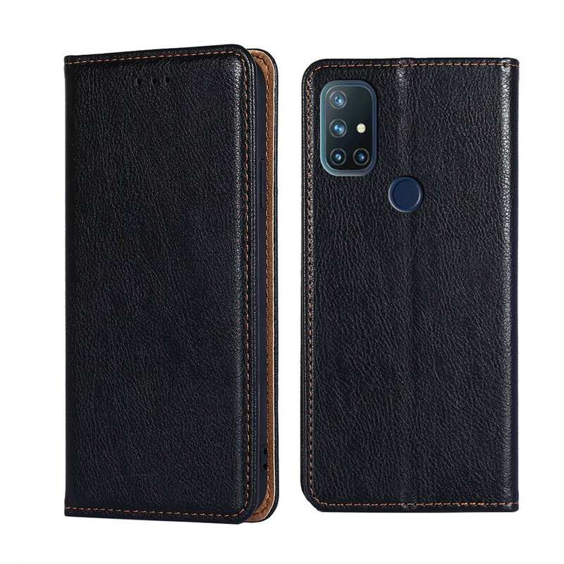 Flip Cover OnePlus Nord N10 Style Cuir Fin