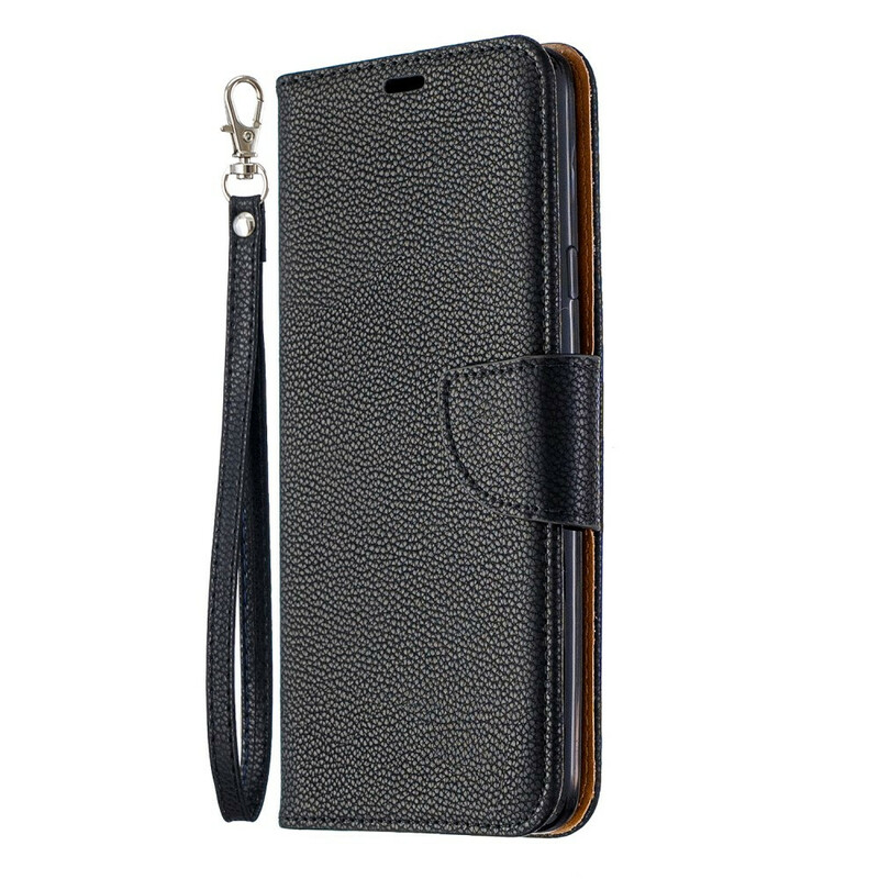 Housse Samsung Galaxy A20s Litchi Rabat Oblique Housse Samsung Galaxy A20s Litchi Rabat Oblique