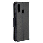 Housse Samsung Galaxy A20s Litchi Rabat Oblique Housse Samsung Galaxy A20s Litchi Rabat Oblique