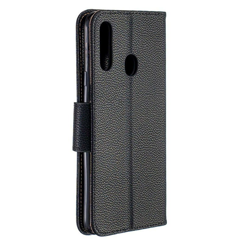 Housse Samsung Galaxy A20s Litchi Rabat Oblique Housse Samsung Galaxy A20s Litchi Rabat Oblique