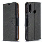 Housse Samsung Galaxy A20s Litchi Rabat Oblique Housse Samsung Galaxy A20s Litchi Rabat Oblique