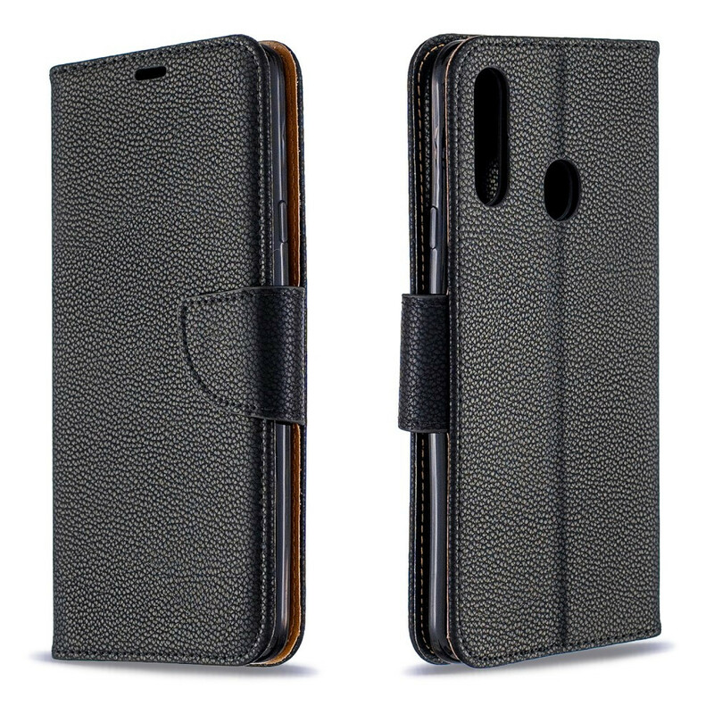 Housse Samsung Galaxy A20s Litchi Rabat Oblique Housse Samsung Galaxy A20s Litchi Rabat Oblique