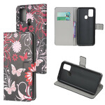 Housse OnePlus Nord N100 Papillons et Fleurs Housse OnePlus Nord N100 Papillons et Fleurs