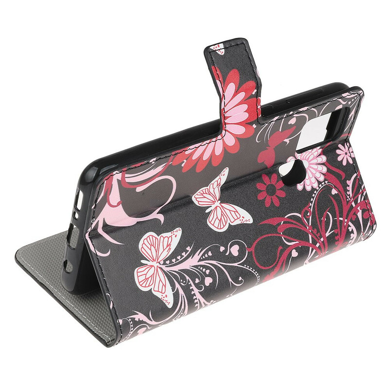 Housse OnePlus Nord N100 Papillons et Fleurs Housse OnePlus Nord N100 Papillons et Fleurs