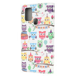 Housse OnePlus Nord N100 Hibou Endormi