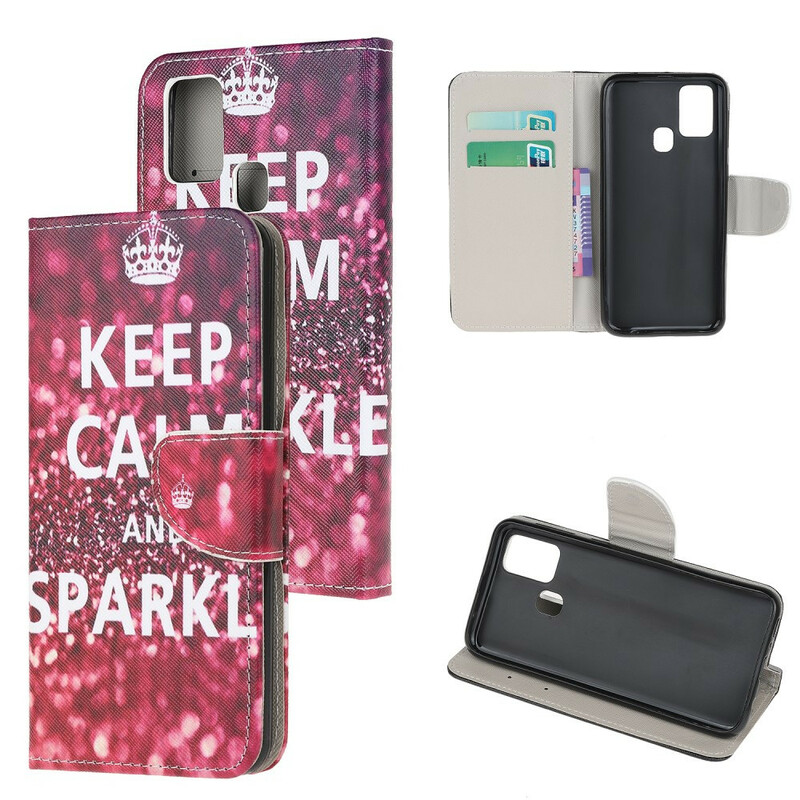Housse OnePlus Nord N100 Keep Calm and Sparkle Housse OnePlus Nord N100 Keep Calm and Sparkle