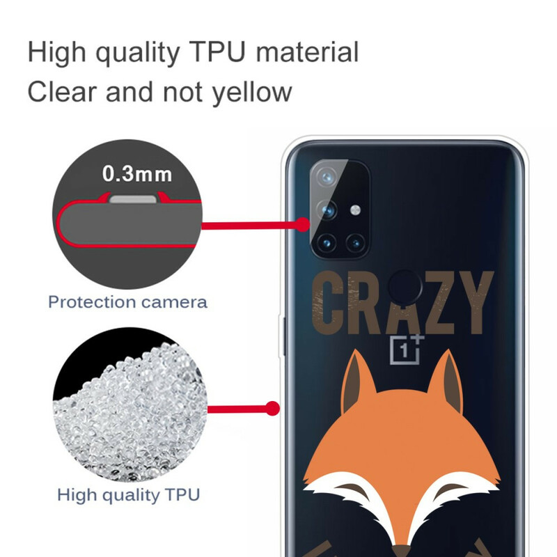 Coque OnePlus Nord N100 Renard / Crazy Like a Fox