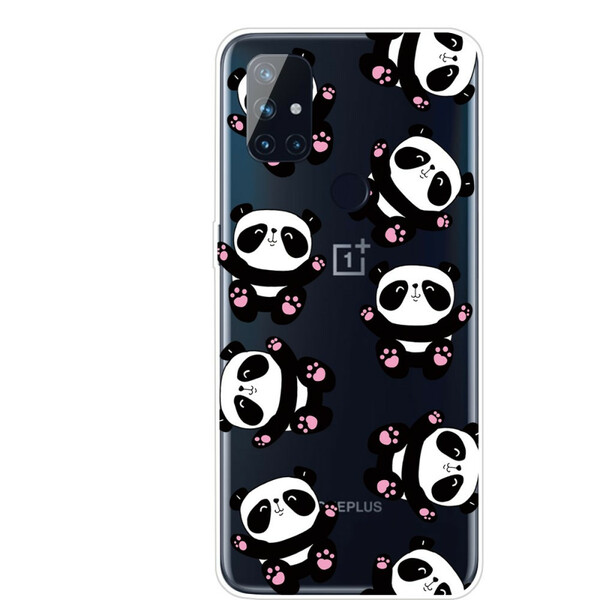 Coque OnePlus Nord N100 Top Pandas Fun