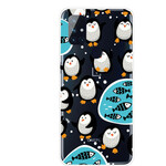 Coque OnePlus Nord N100 Pingouins et Poissons