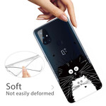 Coque OnePlus Nord N100 Regarde les Chats