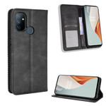 Flip Cover OnePlus Nord N100 Effet Cuir Vintage Stylisé