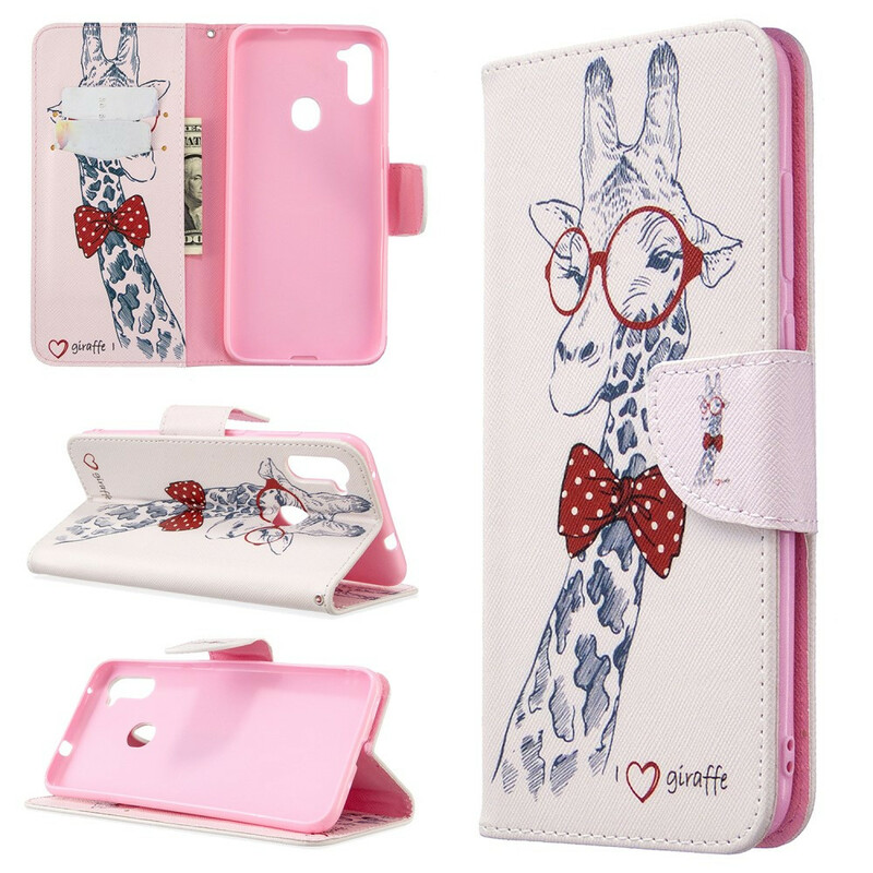 Housse Samsung Galaxy M11 Girafe Intello Housse Samsung Galaxy M11 Girafe Intello