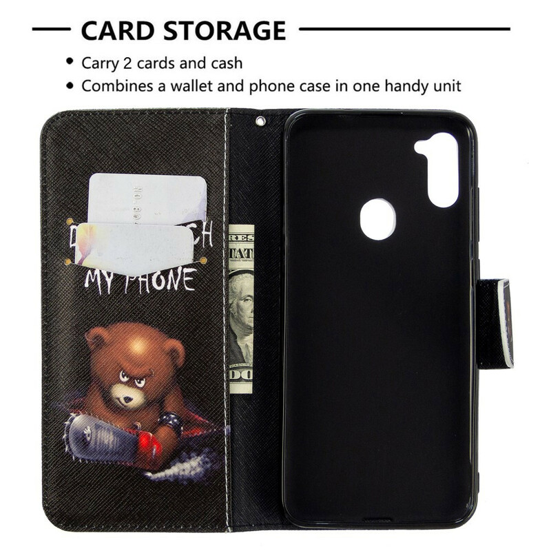 Housse Samsung Galaxy M11 Ours Dangereux Housse Samsung Galaxy M11 Ours Dangereux