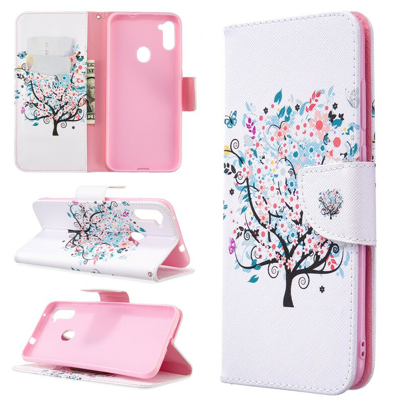 Housse Samsung Galaxy M11 Flowered Tree Housse Samsung Galaxy M11 Flowered Tree