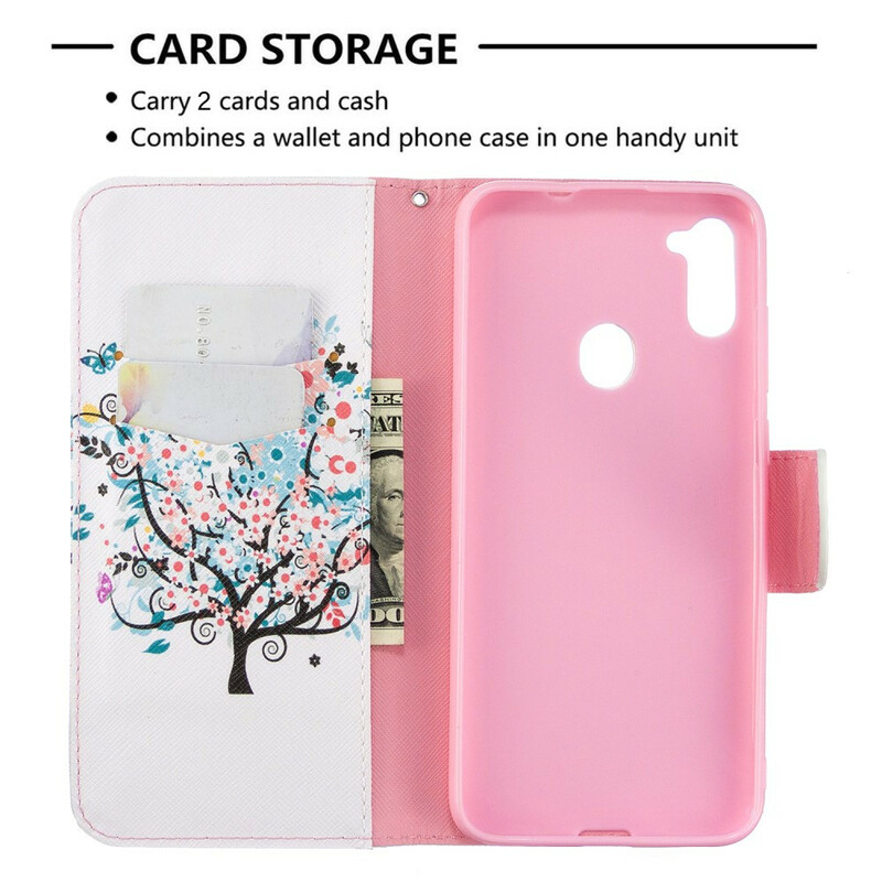 Housse Samsung Galaxy M11 Flowered Tree Housse Samsung Galaxy M11 Flowered Tree